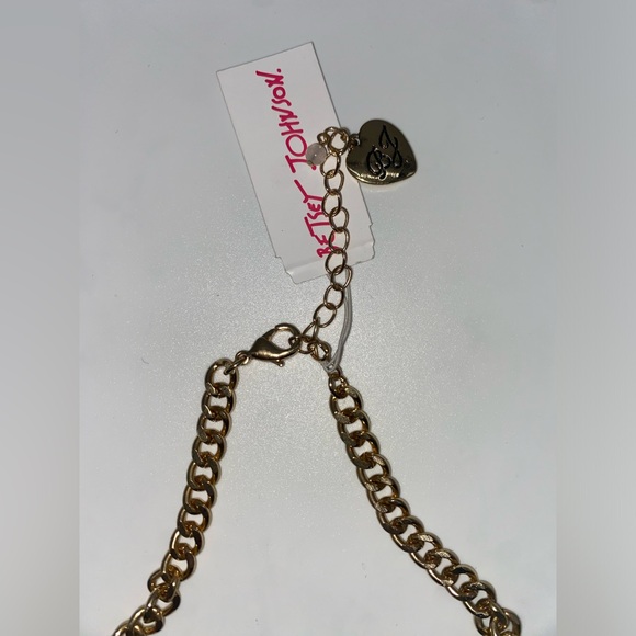 Betsey Johnson Rhinestone Pineapple Necklace - Picture 4 of 6